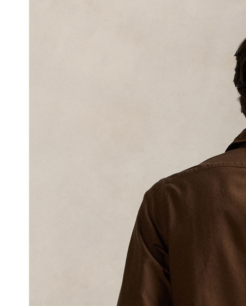 This Slim Fit version of our iconic oxford shirt is garment-dyed and washed for a broken-in look.