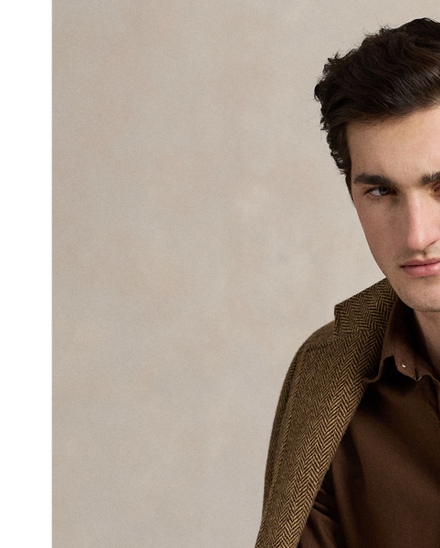 This Slim Fit version of our iconic oxford shirt is garment-dyed and washed for a broken-in look.