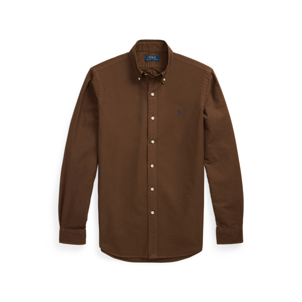 Chemise Oxford cintrée teinte en pièce - Polo Ralph Lauren - Modalova
