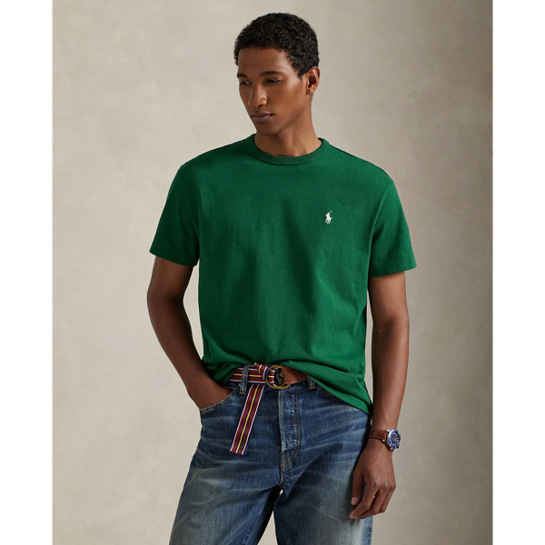 This T-shirt's heavyweight jersey is inspired by a Polo fabric from the 1990s and updated with pure cotton.