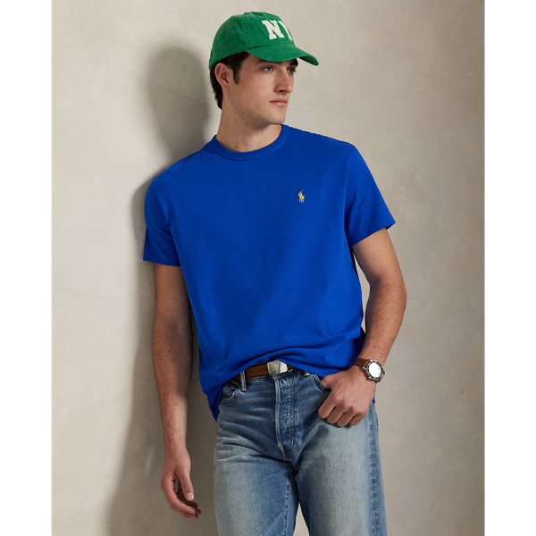 This T-shirt's heavyweight jersey is inspired by a Polo fabric from the 1990s and updated with pure cotton.