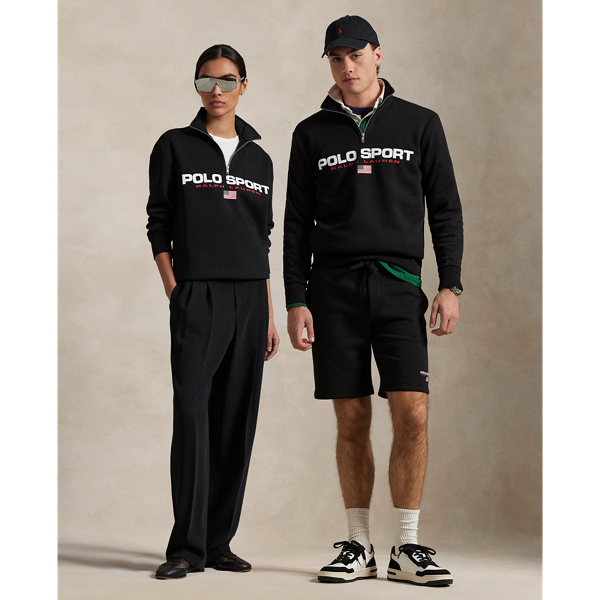 Our iconic Polo Sport logo adds throwback style to this unisex cotton-blend sweatshirt.