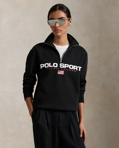 Our iconic Polo Sport logo adds throwback style to this unisex cotton-blend sweatshirt.