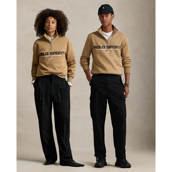 Our iconic Polo Sport logo adds throwback style to this unisex cotton-blend sweatshirt.