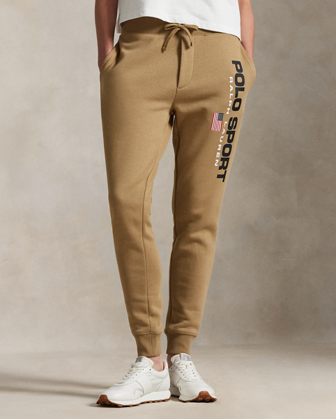 Our iconic Polo Sport logo adds throwback style to these unisex cotton-blend trousers.