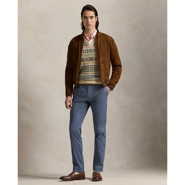 In our Slim Fit, these stretch twill trousers combine daylong comfort with modern Polo style.