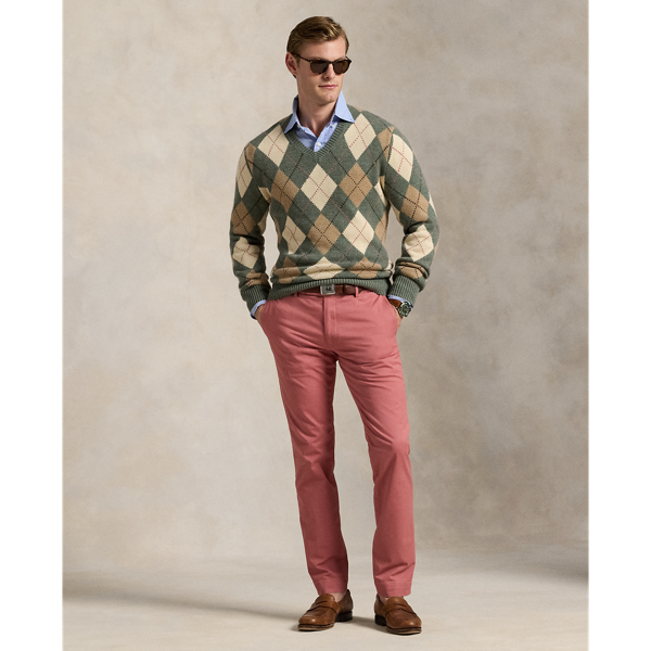 In our Slim Fit, these stretch twill trousers combine daylong comfort with modern Polo style.