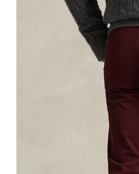 In our Slim Fit, these stretch twill trousers combine daylong comfort with modern Polo style.
