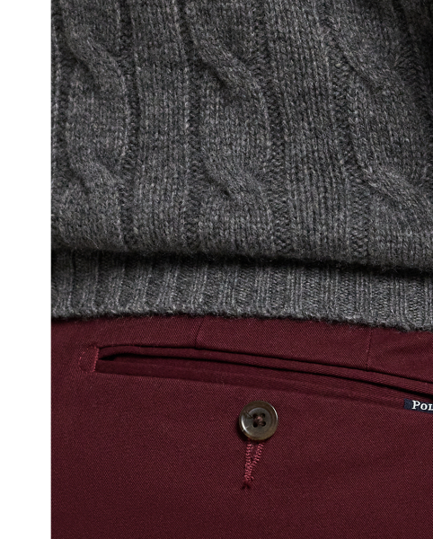 In our Slim Fit, these stretch twill trousers combine daylong comfort with modern Polo style.