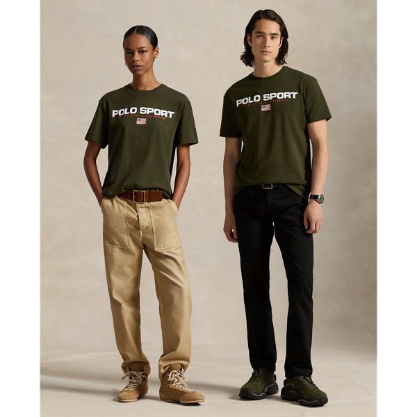 Finished with our Polo Sport logo, this unisex T-shirt is garment-dyed and washed for an authentic vintage look.