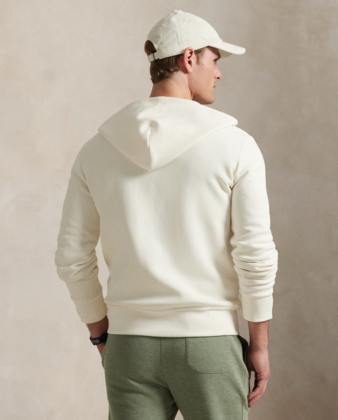 Made from a smooth cotton-blend fabric, this full-zip hoodie is an easy match for joggers or jeans.