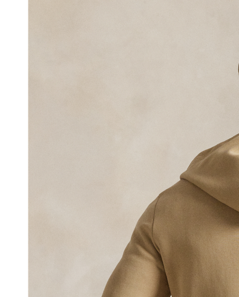 Made from a smooth cotton-blend fabric, this full-zip hoodie is an easy match for joggers or jeans.