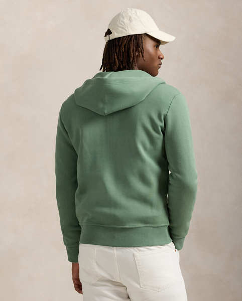 Made from a smooth cotton-blend fabric, this full-zip hoodie is an easy match for joggers or jeans.