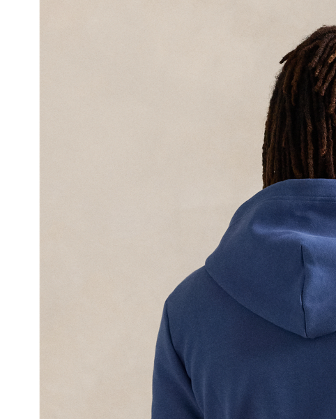 Made from a smooth cotton-blend fabric, this full-zip hoodie is an easy match for joggers or jeans.
