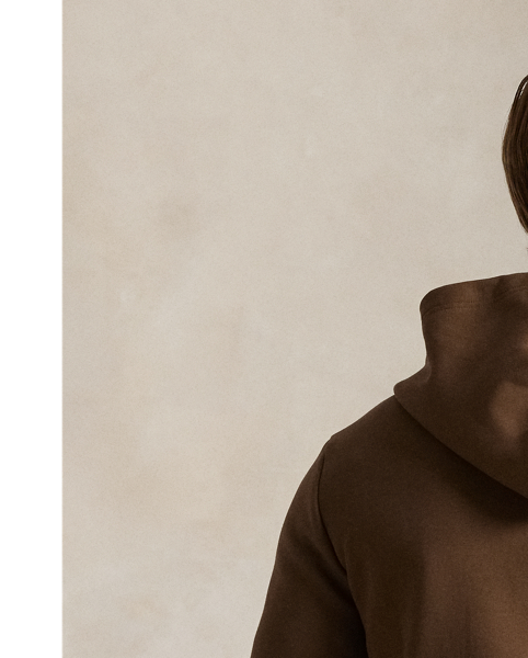 Made from a smooth cotton-blend fabric, this full-zip hoodie is an easy match for joggers or jeans.