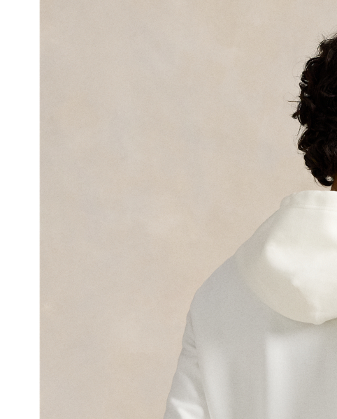 Made from a smooth cotton-blend fabric, this full-zip hoodie is an easy match for joggers or jeans.