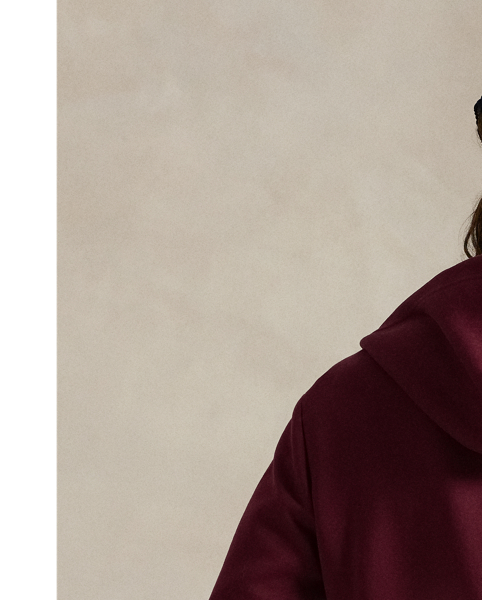 Made from a smooth cotton-blend fabric, this full-zip hoodie is an easy match for joggers or jeans.