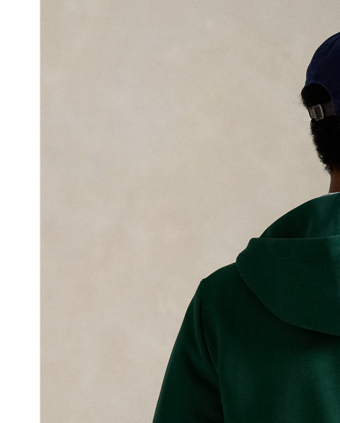 Made from a smooth cotton-blend fabric, this full-zip hoodie is an easy match for joggers or jeans.