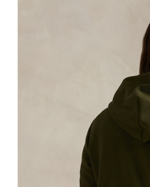 Made from a smooth cotton-blend fabric, this full-zip hoodie is an easy match for joggers or jeans.