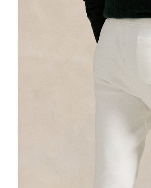 Smooth double-knit fabric gives these trousers a sleek upgrade, making them a modern addition to your wardrobe.