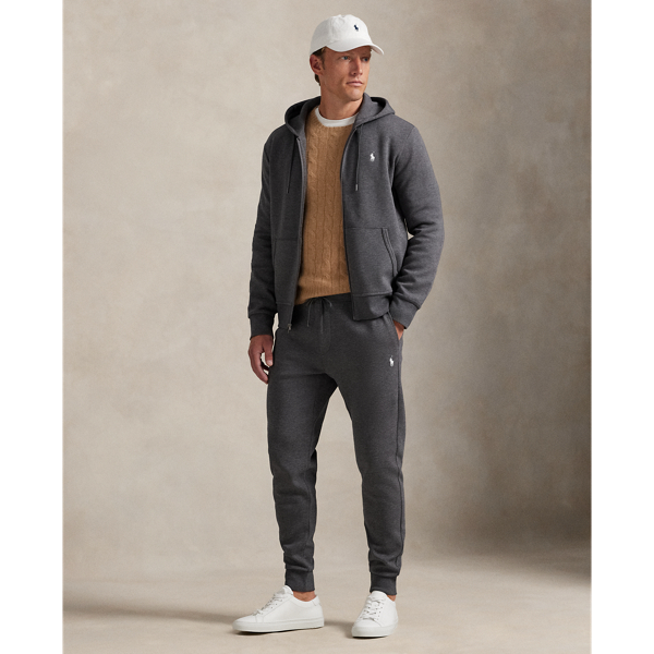 Smooth double-knit fabric gives these trousers a sleek upgrade, making them a modern addition to your wardrobe.