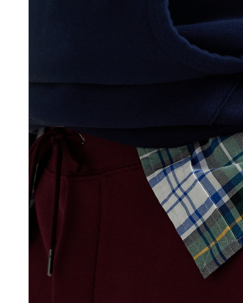 Smooth double-knit fabric gives these trousers a sleek upgrade, making them a modern addition to your wardrobe.