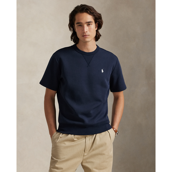 This short-sleeve sweatshirt is crafted with a smooth cotton-blend fabric and finished with our signature embroidered Pony.