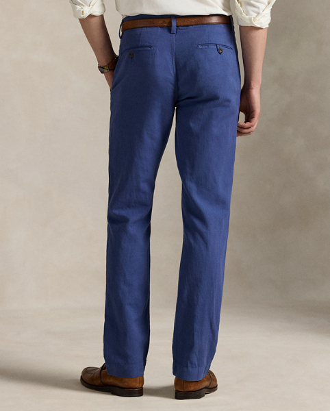 These lightweight trousers are made with a linen-cotton blend and embroidered with our iconic Pony for a signature finish.