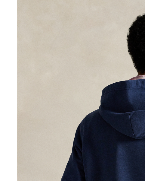 Crafted from loopback cotton, which is lighter in weight than our RL Fleece, this hoodie is specially washed for a vintage-inspired look and features a soft terry-like interior. It's detailed with our signature embroidered Pony on the chest.