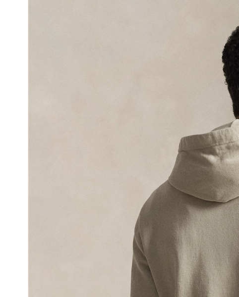 Crafted from loopback cotton, which is lighter in weight than our RL Fleece, this hoodie is specially washed for a vintage-inspired look and features a soft terry-like interior. It's detailed with our signature embroidered Pony on the chest.