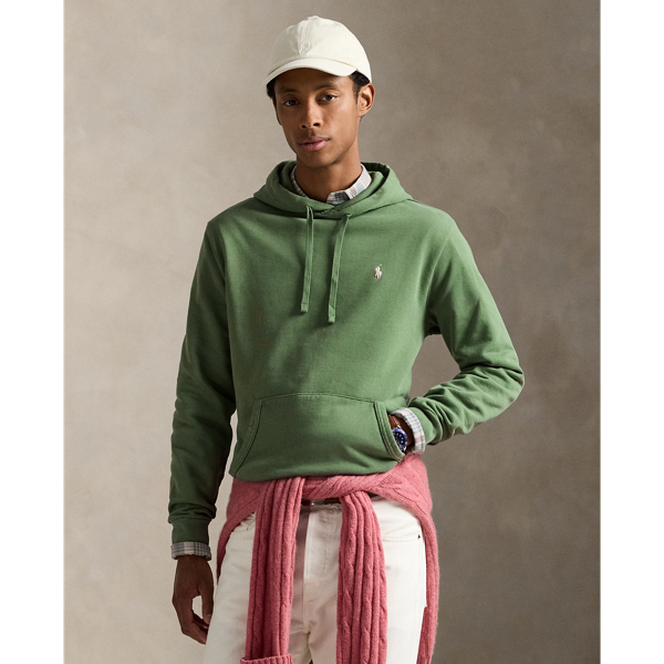 Crafted from loopback cotton, which is lighter in weight than our RL Fleece, this hoodie is specially washed for a vintage-inspired look and features a soft terry-like interior. It's detailed with our signature embroidered Pony on the chest.