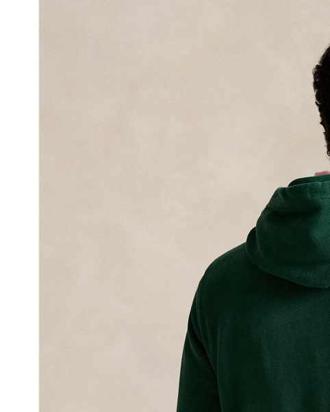 Crafted from loopback cotton, which is lighter in weight than our RL Fleece, this hoodie is specially washed for a vintage-inspired look and features a soft terry-like interior. It's detailed with our signature embroidered Pony on the chest.