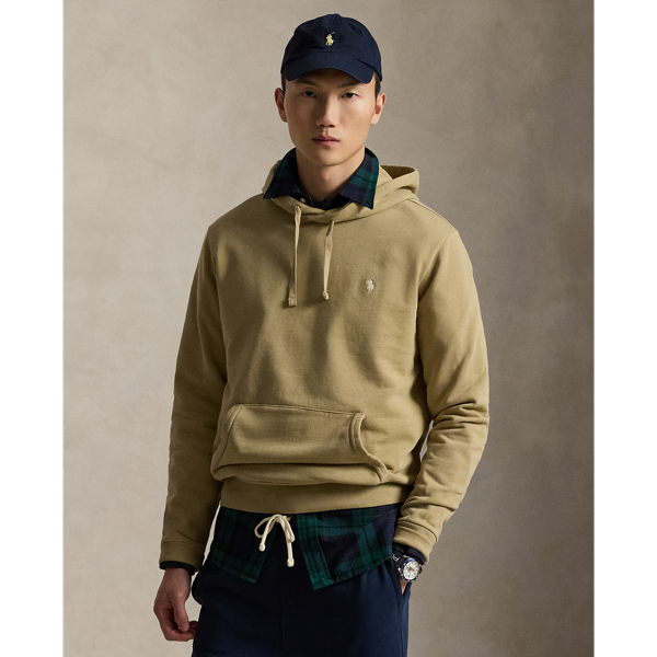 Crafted from loopback cotton, which is lighter in weight than our RL Fleece, this hoodie is specially washed for a vintage-inspired look and features a soft terry-like interior. It's detailed with our signature embroidered Pony on the chest.