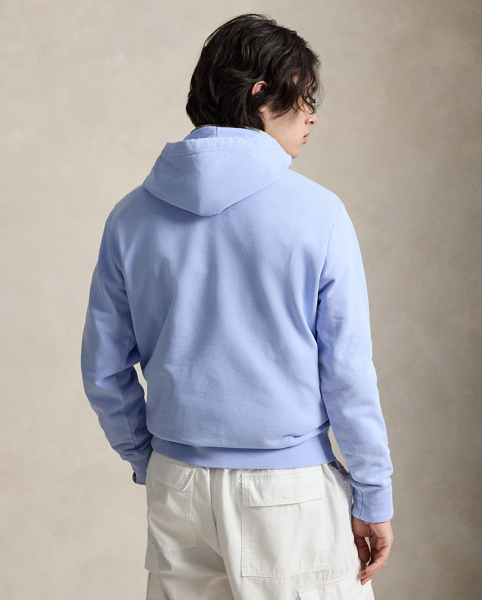 Felpa con Cappuccio Ralph Lauren in Cotone Loopback
