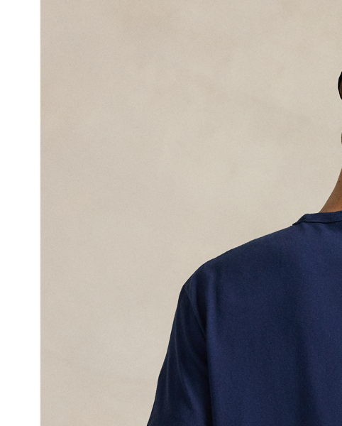 Washed for a perfectly broken-in look and feel, this cotton T-shirt is a Polo essential you'll reach for again and again.