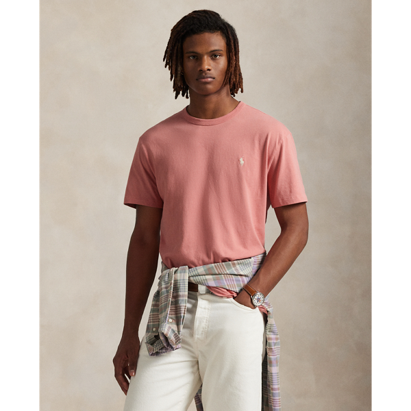 Washed for a perfectly broken-in look and feel, this cotton T-shirt is a Polo essential you'll reach for again and again.