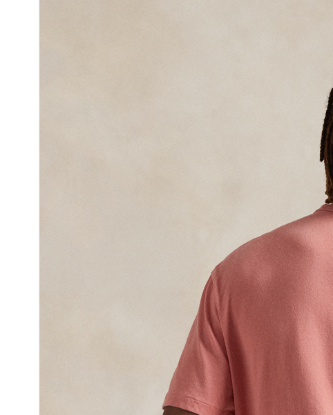 Washed for a perfectly broken-in look and feel, this cotton T-shirt is a Polo essential you'll reach for again and again.