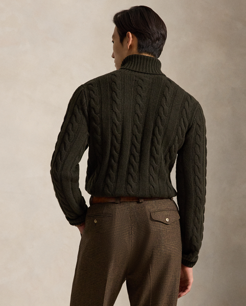 Maglia in Lana e Cashmere a Trecce - Ralph Lauren