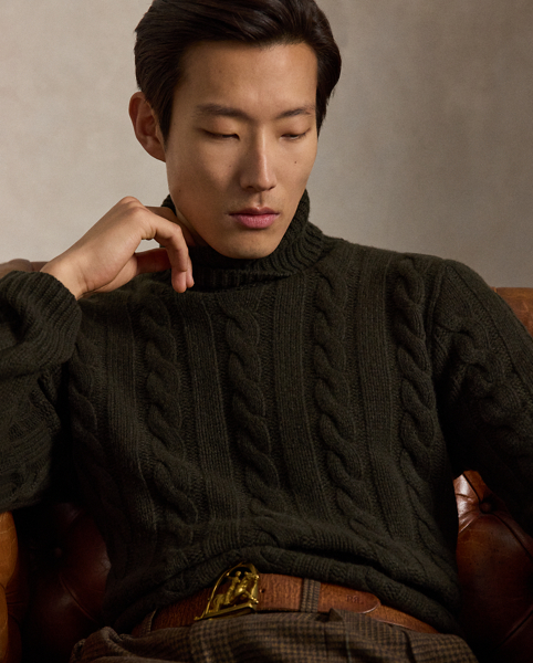 Maglia in Lana e Cashmere a Trecce - Ralph Lauren