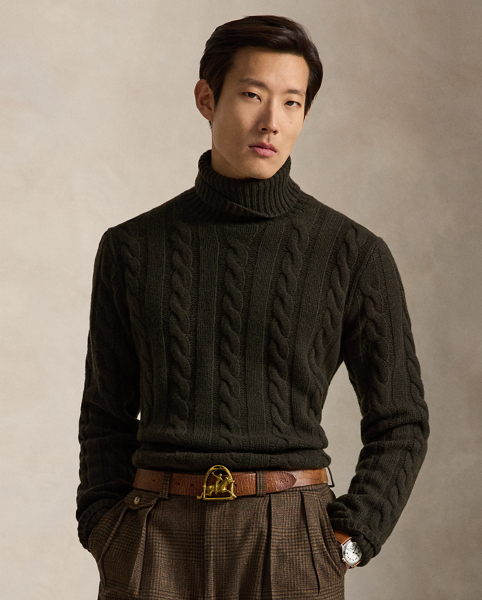 Maglia in Lana e Cashmere a Trecce - Ralph Lauren