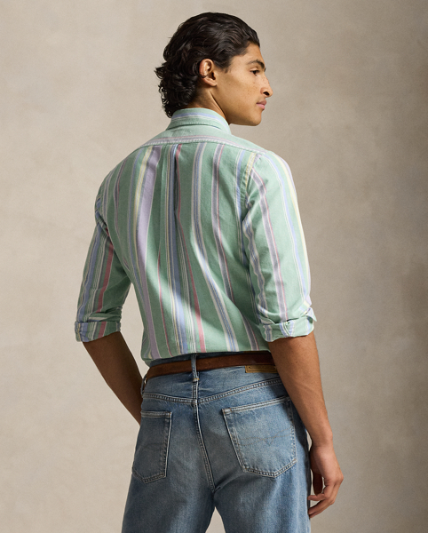Camicia Oxford a righe Custom-Fit di Ralph Lauren