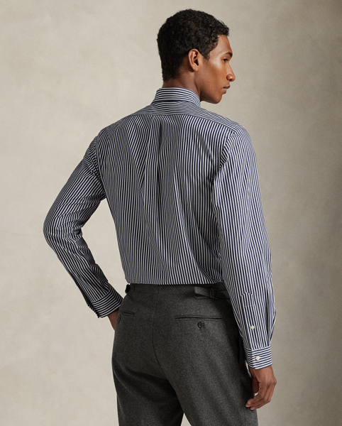 Camicia in popeline stretch a righe Ralph Lauren