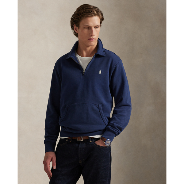 Crafted with loopback cotton that's lighter in weight than our RL Fleece, this sweatshirt is specially washed for a vintage-inspired look and features a soft terry-like interior. It's accented with our signature embroidered Pony on the chest.