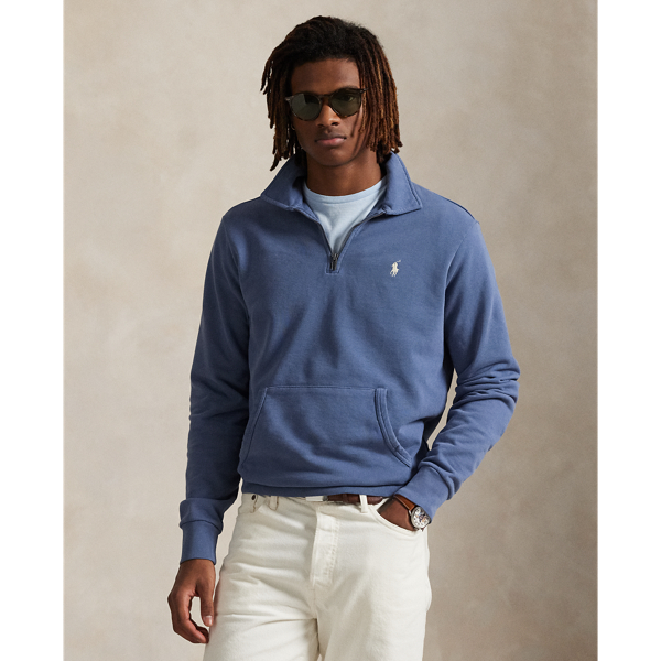 Crafted with loopback cotton that's lighter in weight than our RL Fleece, this sweatshirt is specially washed for a vintage-inspired look and features a soft terry-like interior. It's accented with our signature embroidered Pony on the chest.