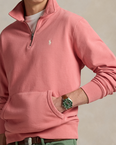 Crafted with loopback cotton that's lighter in weight than our RL Fleece, this sweatshirt is specially washed for a vintage-inspired look and features a soft terry-like interior. It's accented with our signature embroidered Pony on the chest.