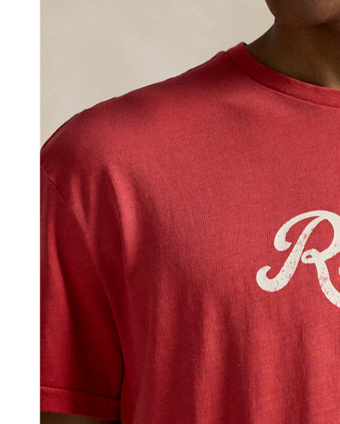 Crafted from slub cotton jersey, this T-shirt features our founder's first name printed on the front in script letters.