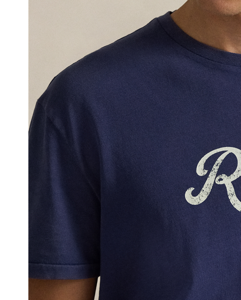 Crafted from slub cotton jersey, this T-shirt features our founder's first name printed on the front in script letters.
