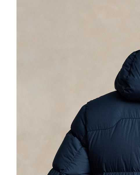 Made from water-repellent ripstop fabric, this jacket is insulated with 650-fill-power down and constructed with a detachable hood.