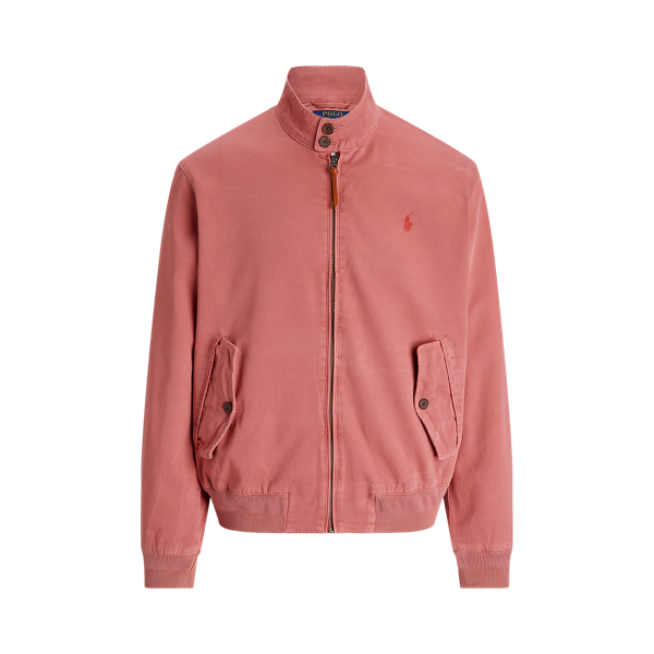 Polo Ralph Lauren Garment-dyed Chino Jacket In Pink