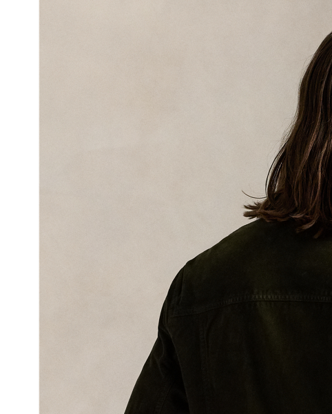 This version of our iconic trucker jacket is rendered in lightweight suede that has been specially treated for additional dimension.